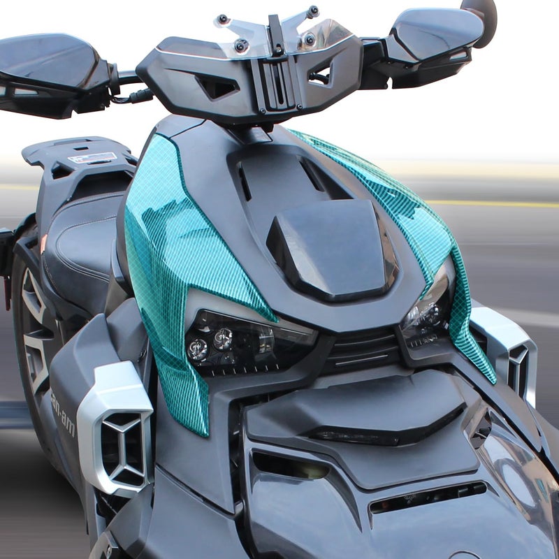 CPOWACE Carbon Fiber Pattern Fairing Panels Compatible with Can-Am Ryker All Models Ryker 600 900 Sport & Rally Edition Models Accessories Replacement for 219400803 2PCS - Image 2